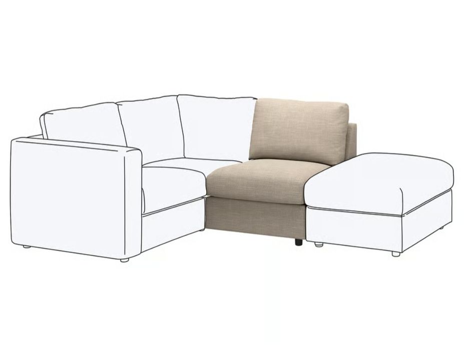 VIMLE
Pokrycie sekcji 1 osobowej, Hillared beżowy