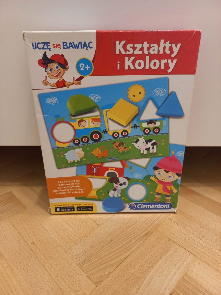 Clementoni układanka kolory i kształty 2+