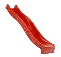 Ślizg "fala" - czerwony - wysokość 150cm - długość 300cm