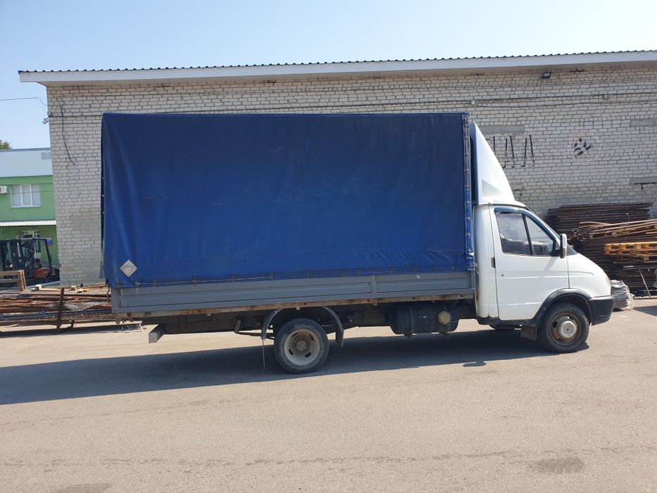 Газ 3302 Газель. Бортовый Тентованый, длинная база.