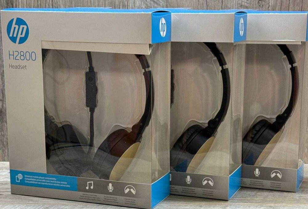 Навушники HP H2800 Чорний з золотим