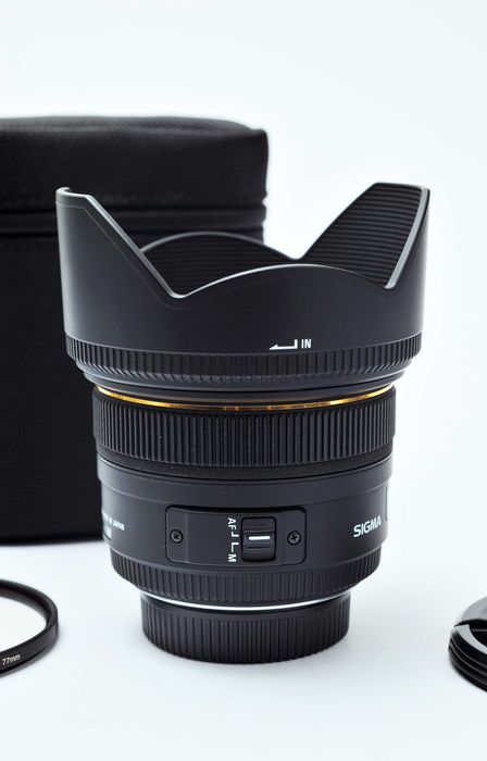 Sigma 50mm f/1.4 EX DG HSM encaixe Nikon (seminova)