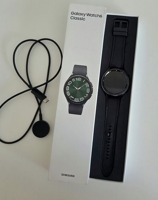Samsung Galaxy Watch 6 Classic 46mm- Com Caixa + Carregador Original