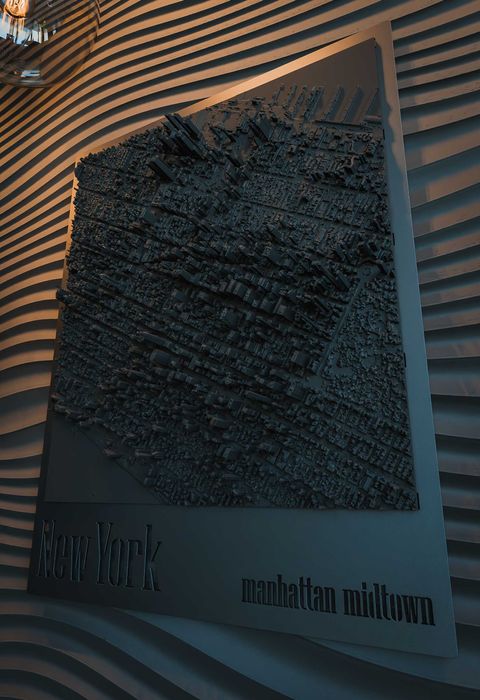 Obraz, makieta, New York, Manhattan Midtown, Nowy Jork, Rzeźba