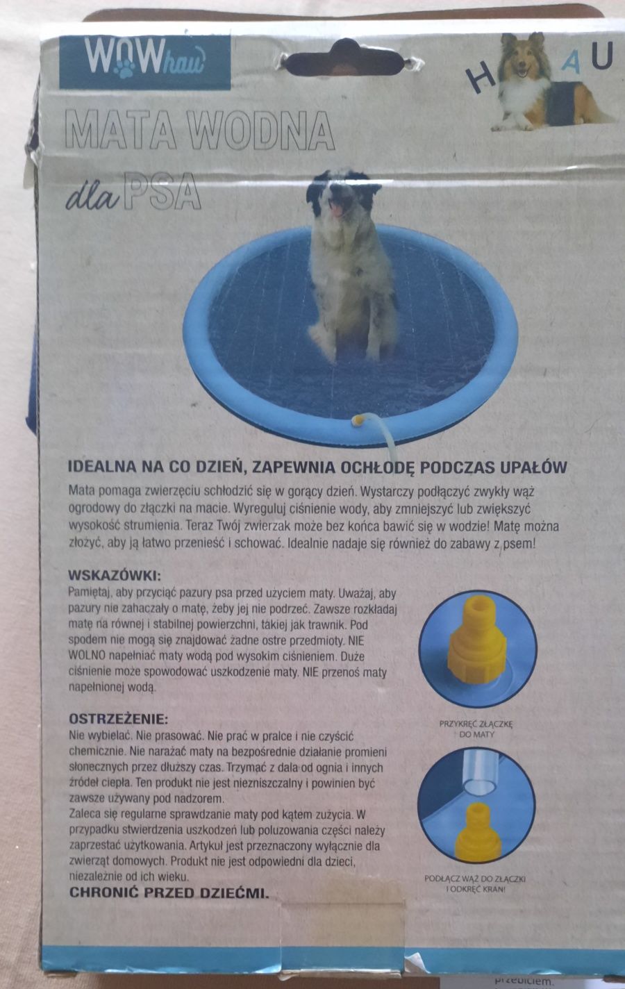 Mata wodna dla psa