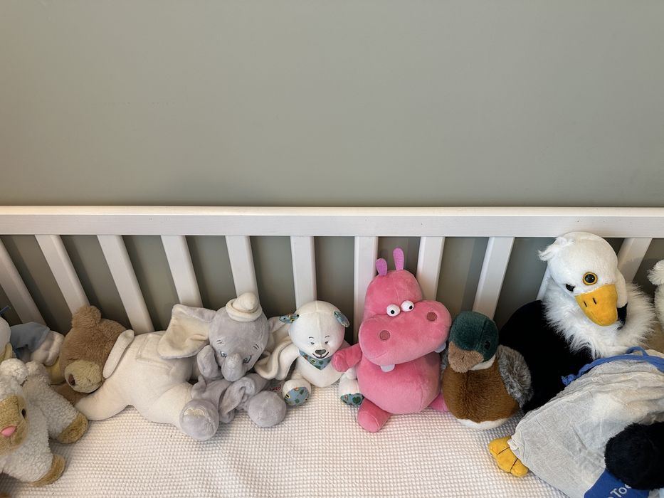 Berço branco - SUNDVIK + colchão