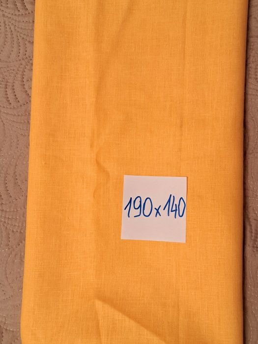 Vintage kupon materiał tkanina płótno bawełniane PRL