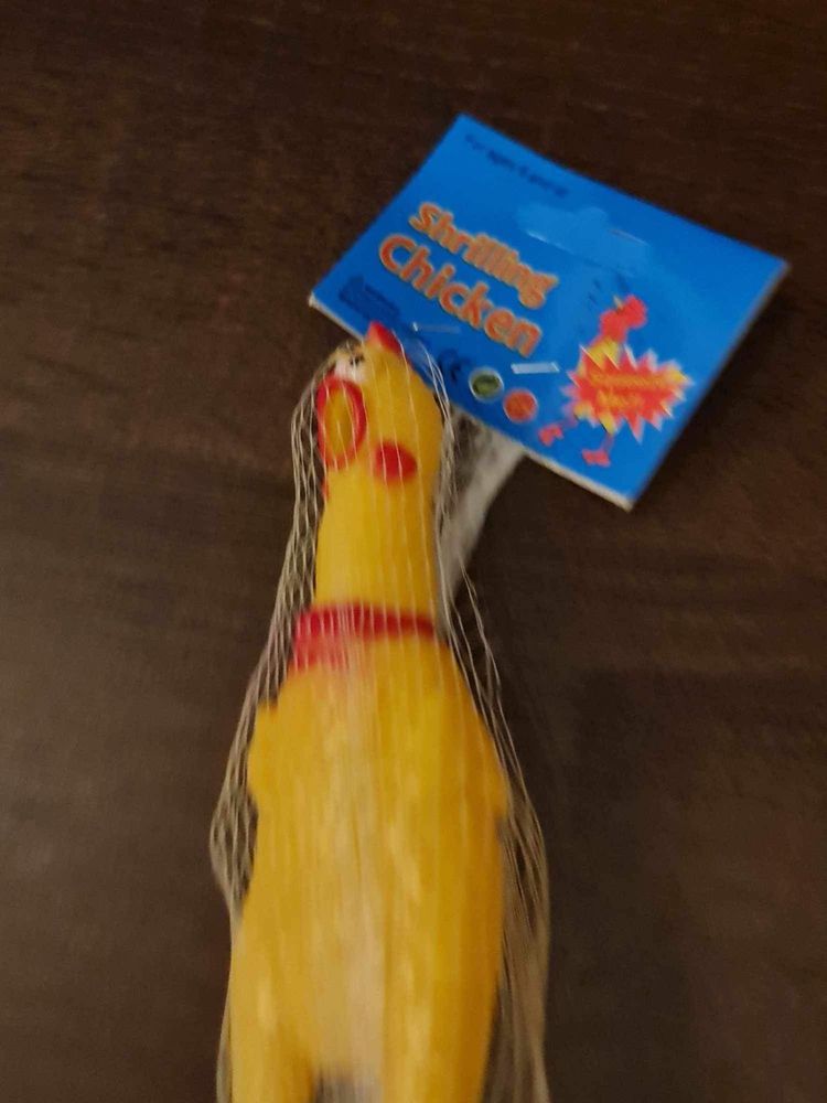 Zabawka kurczak 16cm
