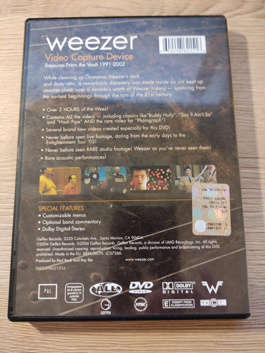 Weezer - Video Capture Device 91-02, 3h teledysków, live & rare