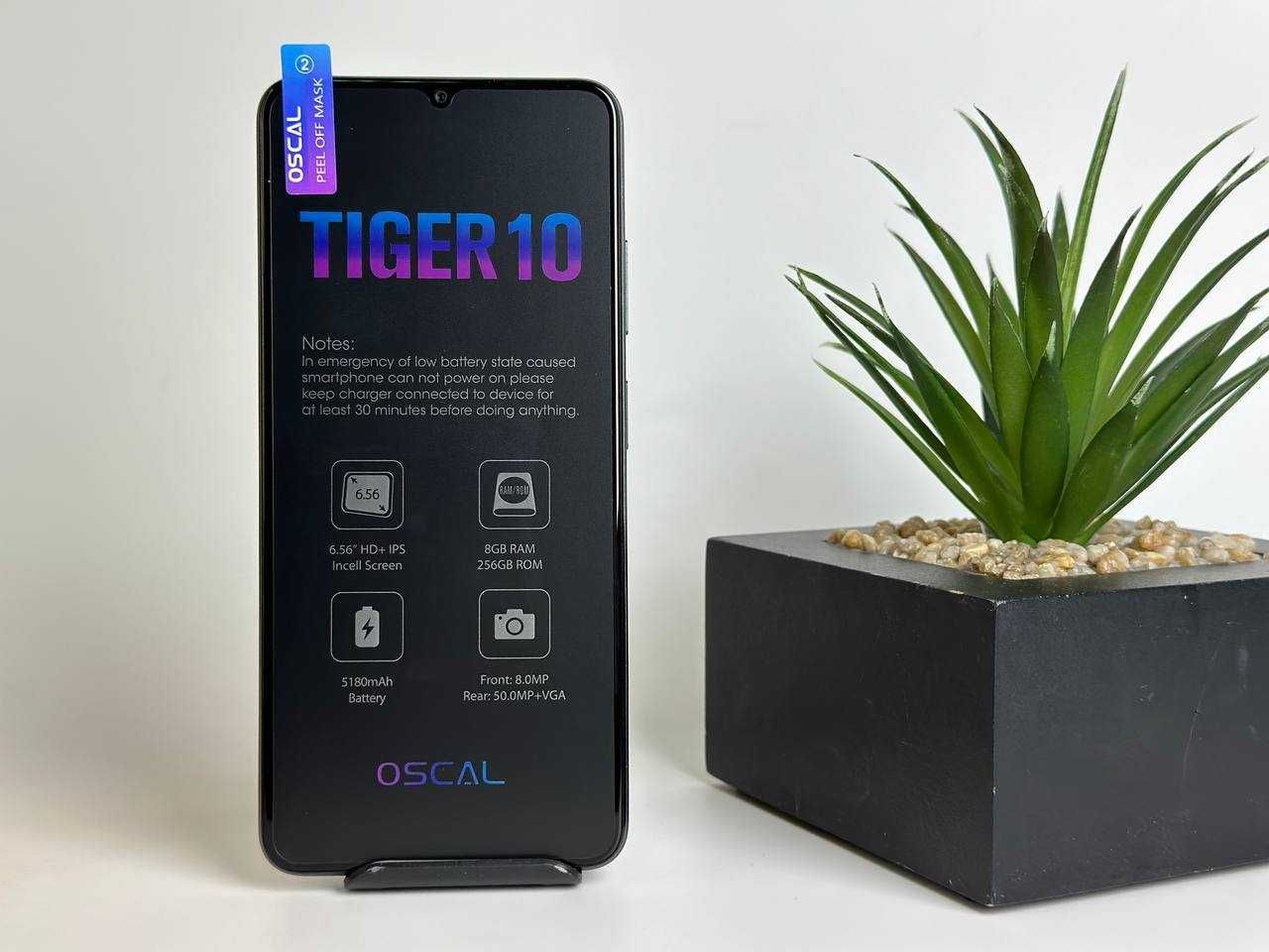 Смартфон Oscal Tiger 10 8/256GB Dual Sim Stardust Grey Телефон Купити