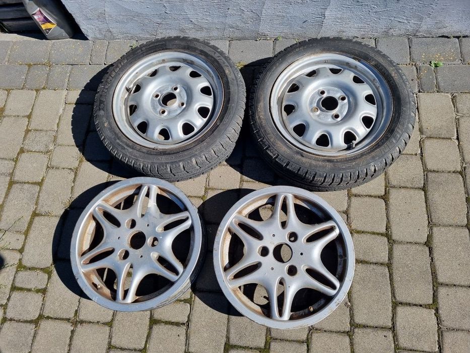 Зимові колеса в зборі 155/65 R14 4*100 та диски Smart