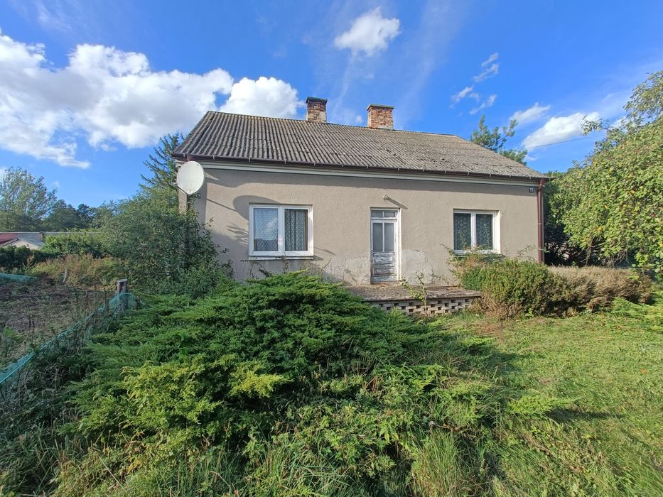 Dom z szerokim siedliskiem i dużymi budynkami