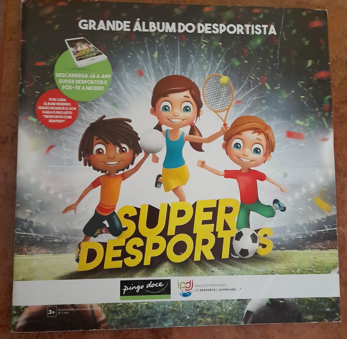 Cartas Super Desportos - Caderneta Pingo Doce