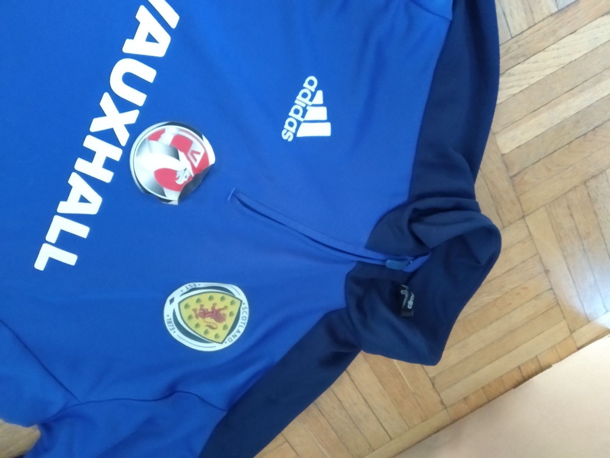 Adidas dwie bluzy męskie sportowe piłkarskie football Scotland