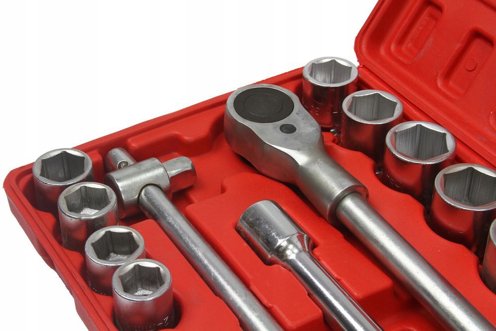 Klucze Nasadowe 21El. 3/4 Duże Nasadki Zestaw Tir Bus Ciągnik 6 Kątne