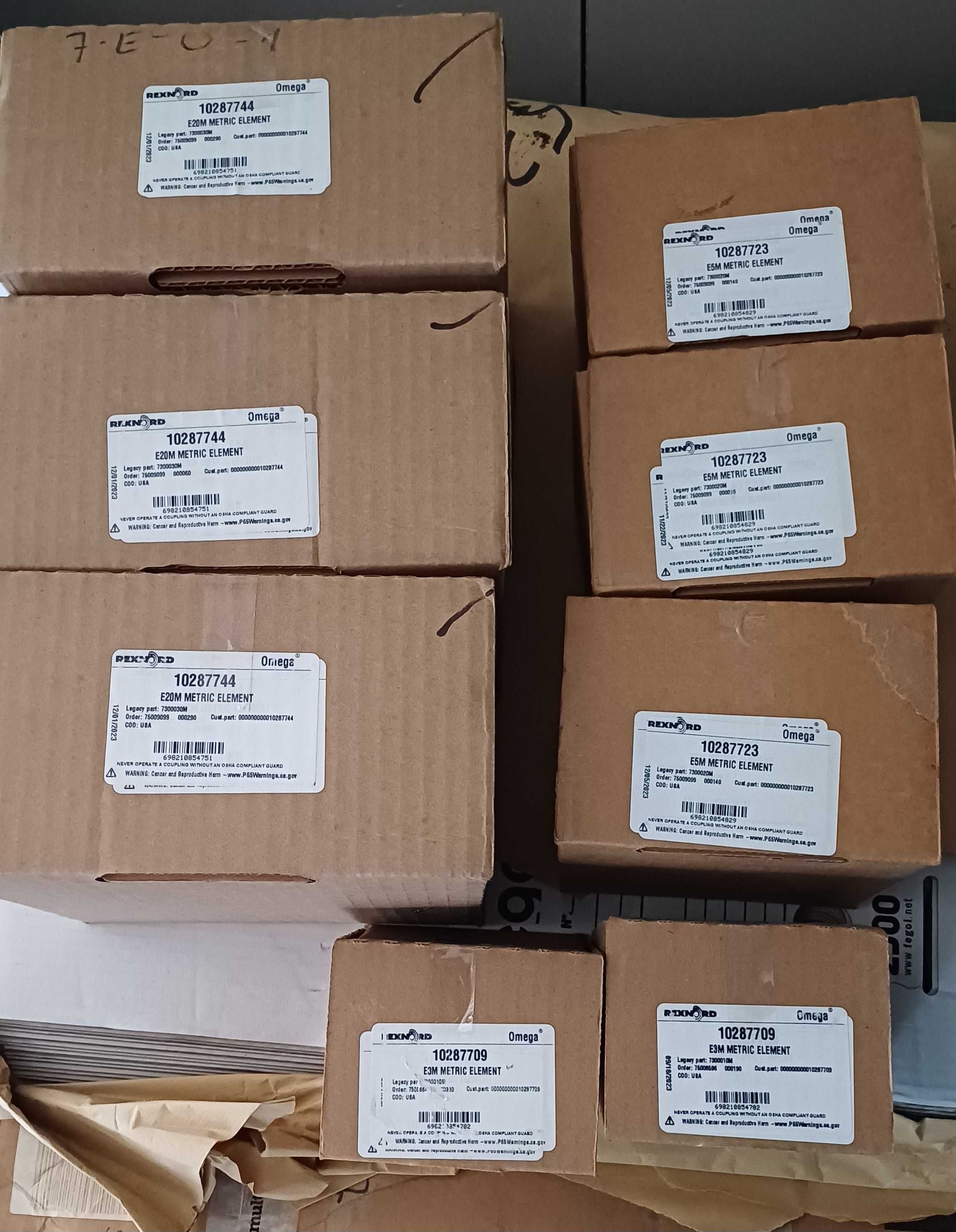 Acoplamentos flexíveis Omega para grupo motobomba