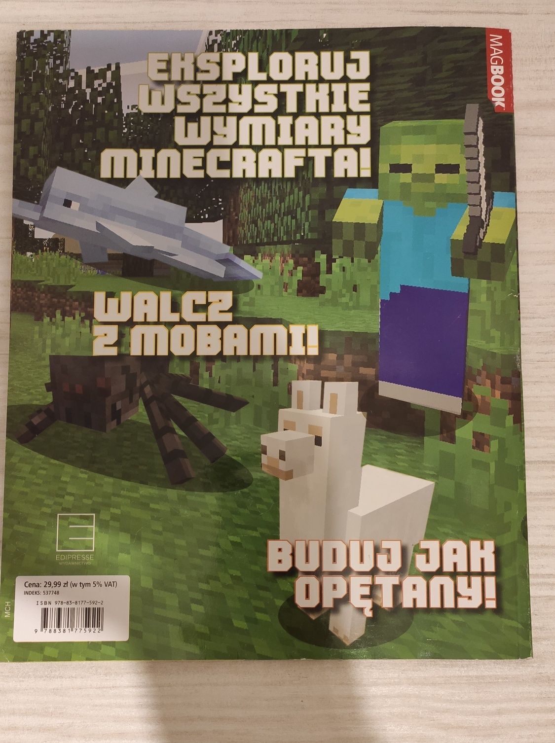 Czasopismo Minecraft haczyki, uniki i inne wybryki