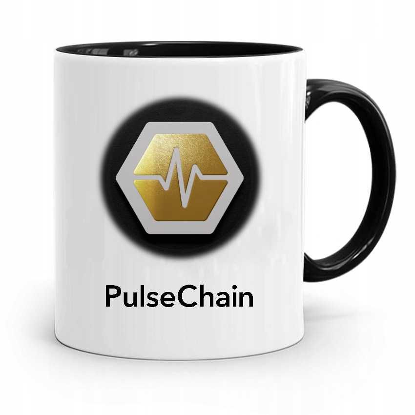 Kubek krypto z nadrukiem - Pulsechain, PulseX, HEX