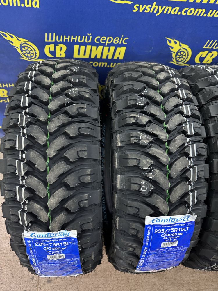 Болотні всесезонні шини 235/75R15 Comforser CF3000 MT