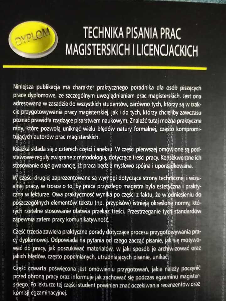 Poradnik - jak napisać pracę licencjacką