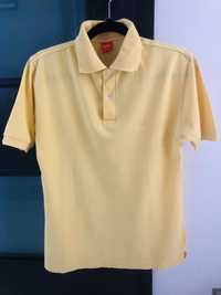 T-shirt polówka BOSS koszulka bluzka męska S/M żółty oryginał