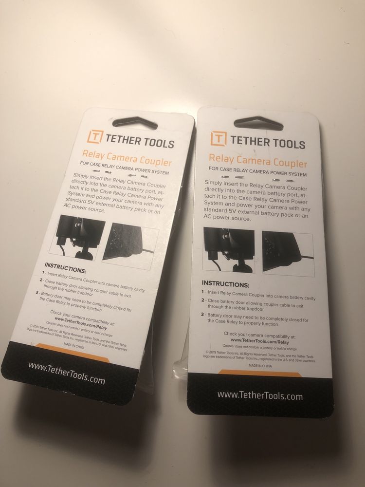 Relay Camera Coupler CRPBLF19. TETHER TOOLS
