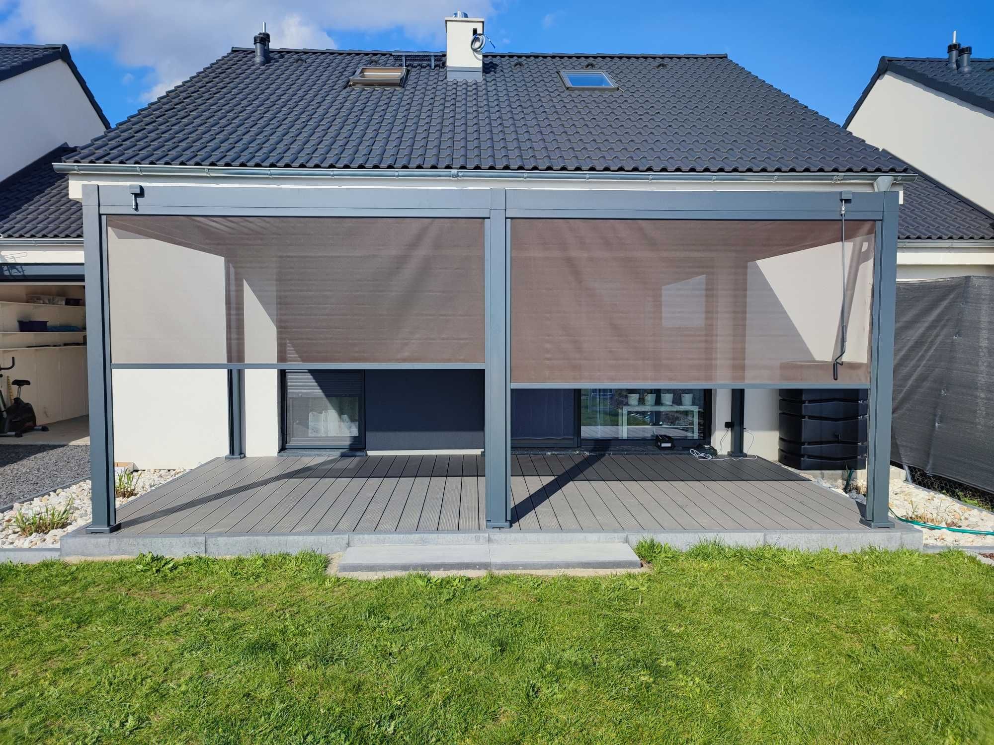 Pergola Ogrodowa Aluminiowa 3x6 Zadaszenie Tarasu Lamele