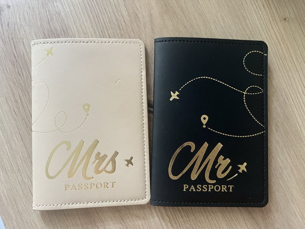 Etui na paszport Mr & Mrs komplet