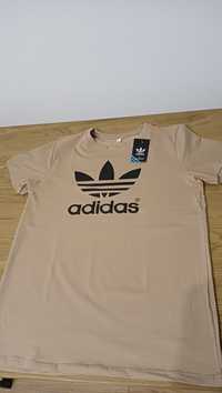 t-shirt, koszulka z logo adidas rozmiar L