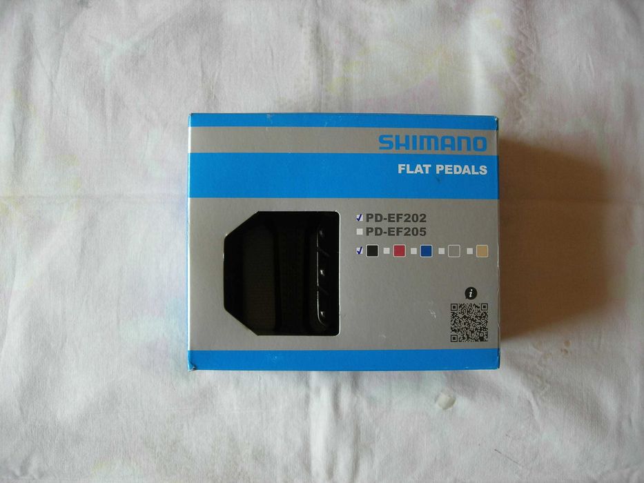 Pedały platformowe Shimano PD EF-202 czarne alu