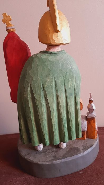 Św. Florian rzeźba ludowa Stanisław Apriasz