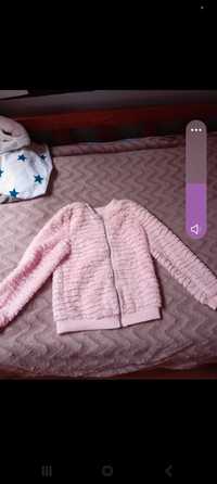Sweterek dziecięcy różowy