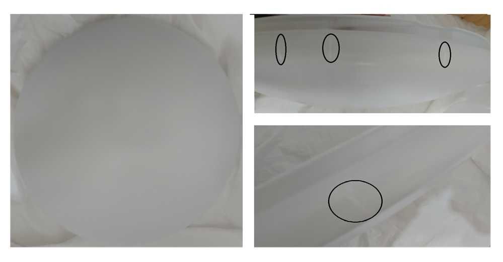 Reality Plafão LED madeira e plástico branco (280)