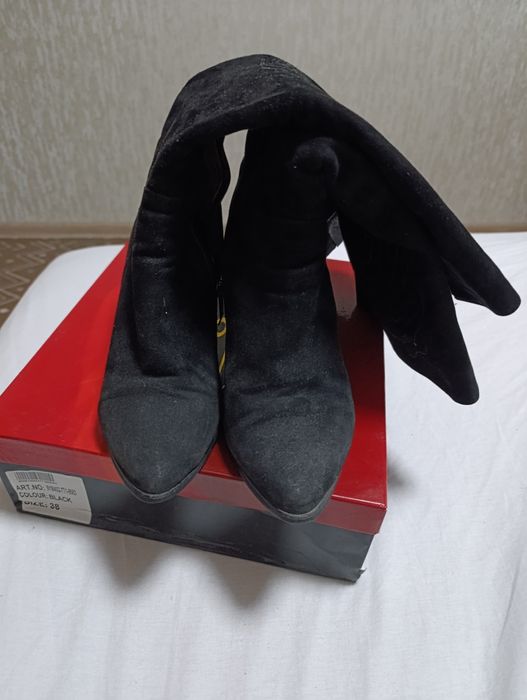 Чоботи жіночі  замшеві