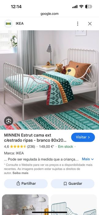 Camas crianças com colchão e lencois