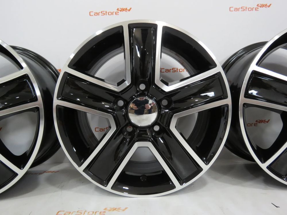 Jantes Autocaravana Carga 1250 kgs 15 x 6.5 et 45 5x118 71.1 Pretas +