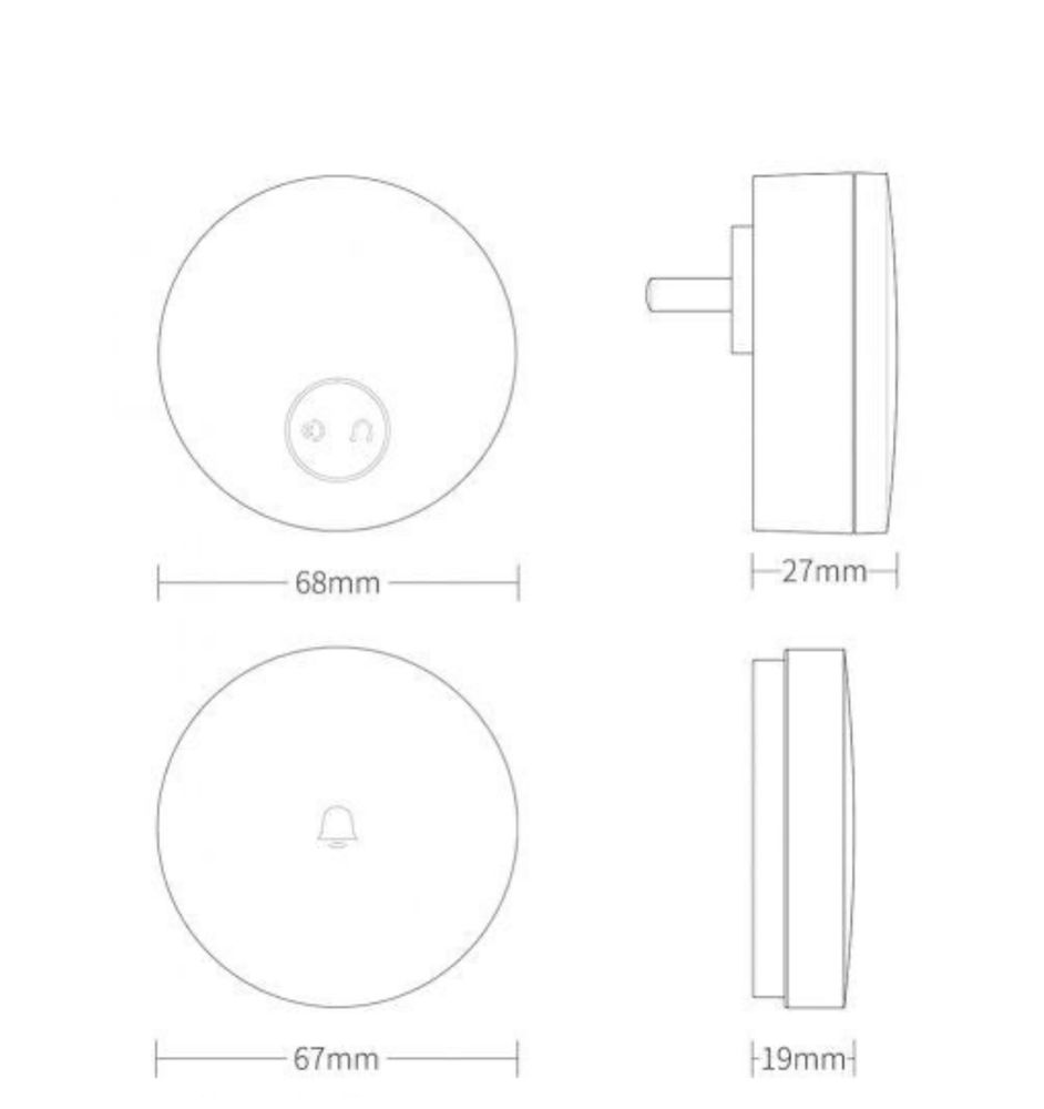 Дверной звонок Xiaomi Linptech Wireless Doorbell