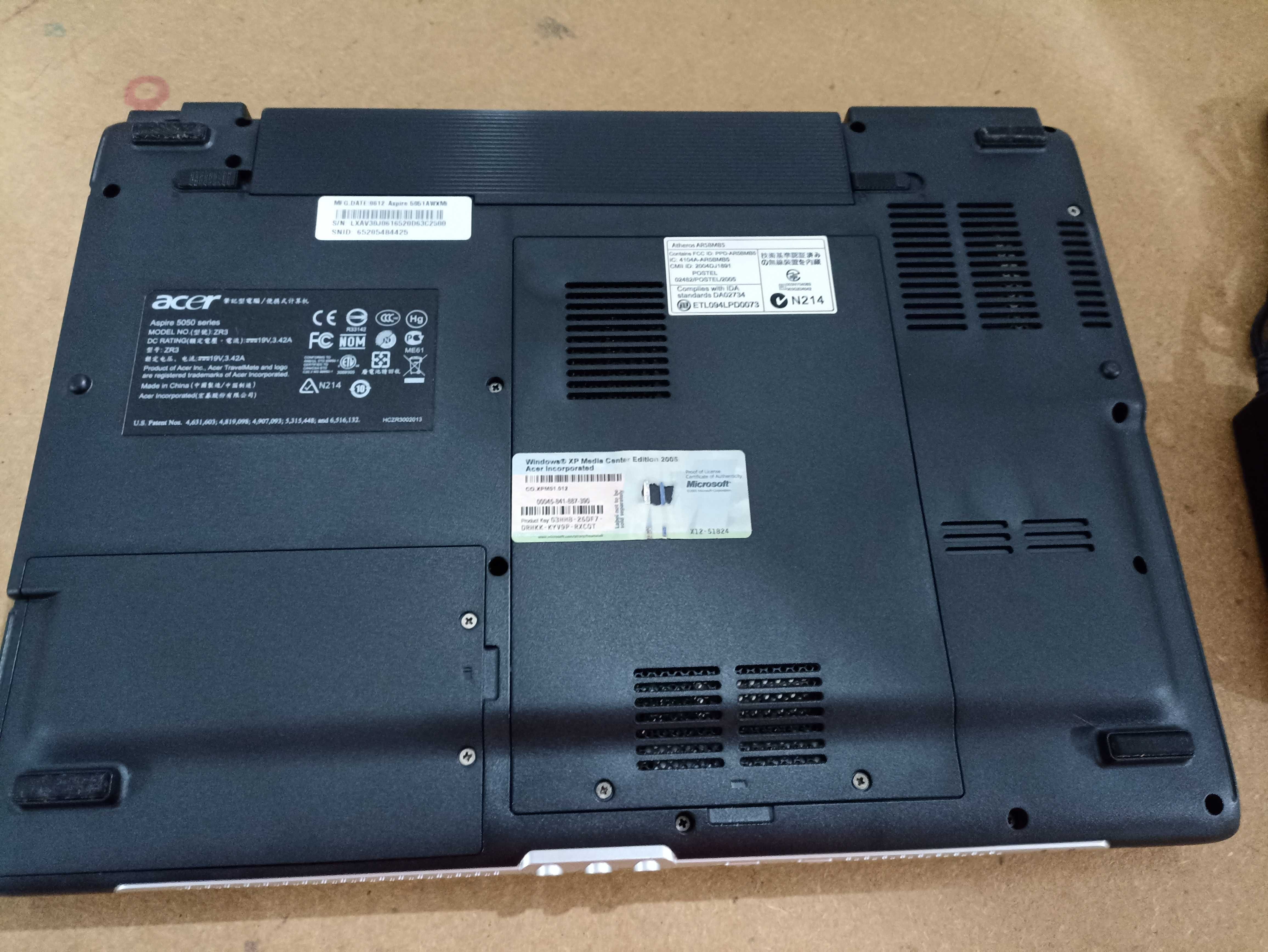 PC portátil avariado