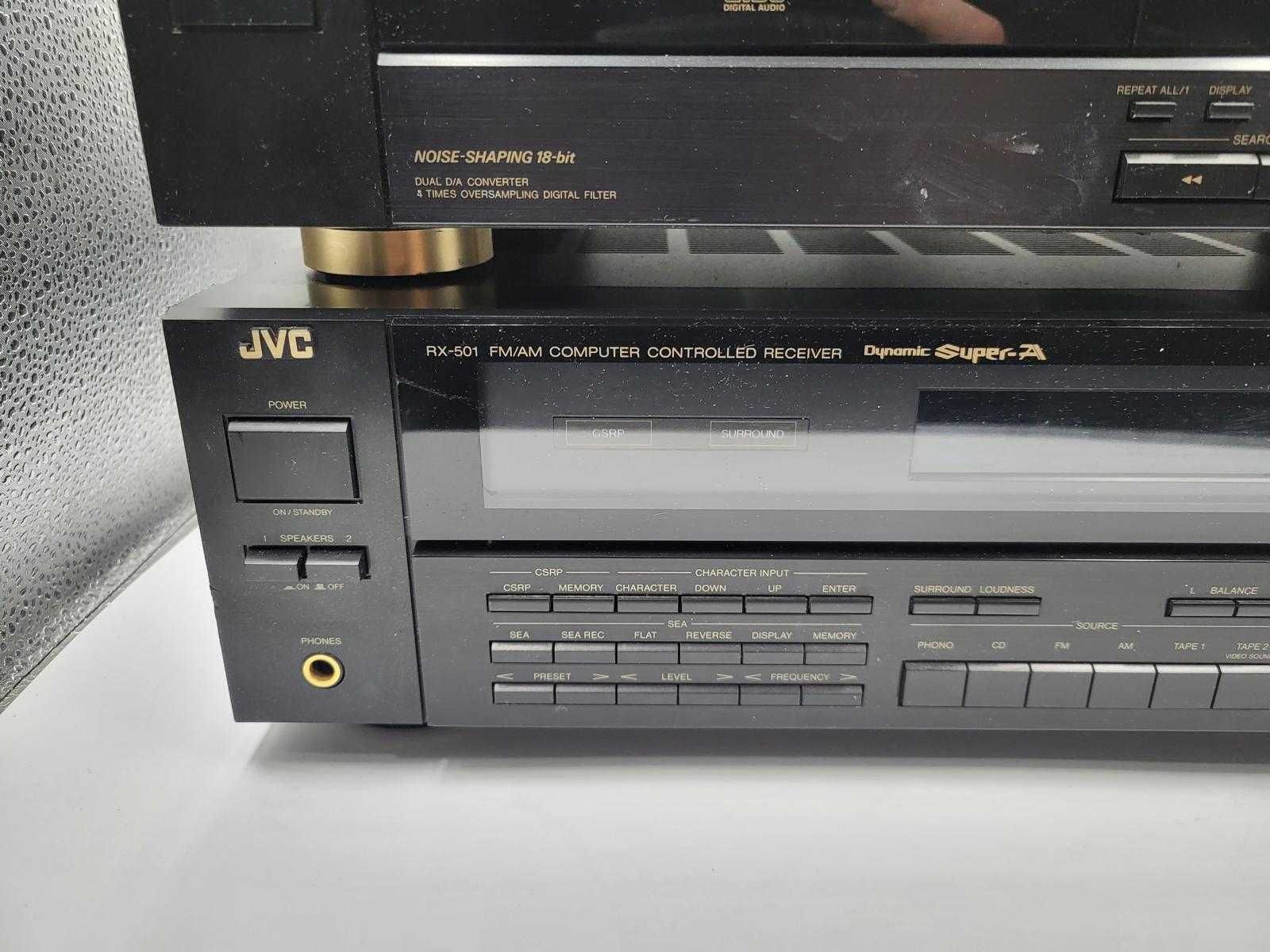 Odtwarzacz JVC XL-V211 + Amplituner JVC RX 501