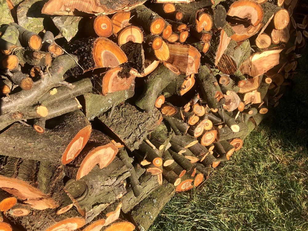 Drewno na opał opałowe owocowe śliwka wędzenia Kraków Miechów Zielonki