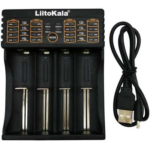 Зарядное устройство LiitoKala Lii-402  4-х аккумуляторов 18650 и др.