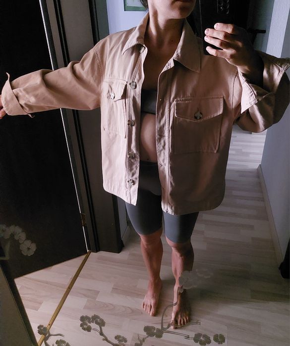 Джинсовая куртка pull and bear