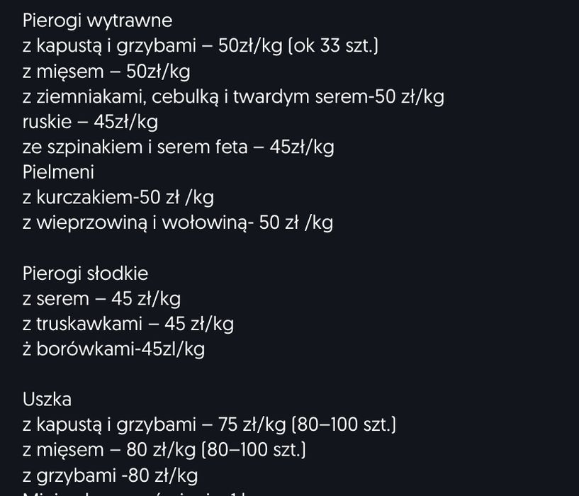 Domowe pierogi ,  pielmeni , uszka