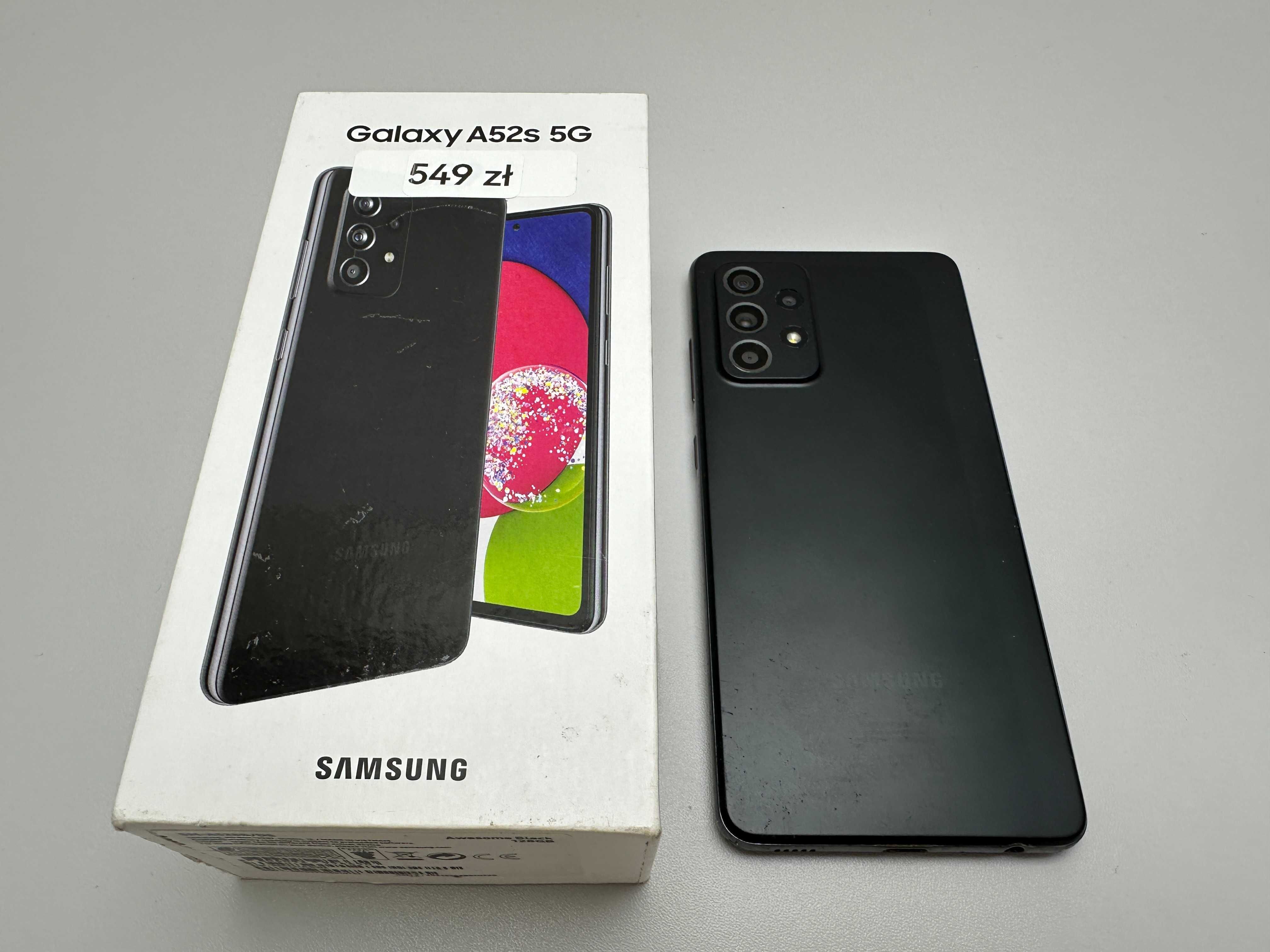 Samsung Galaxy A52s 5G/ Stan dobry+/ Sklep Wrocław