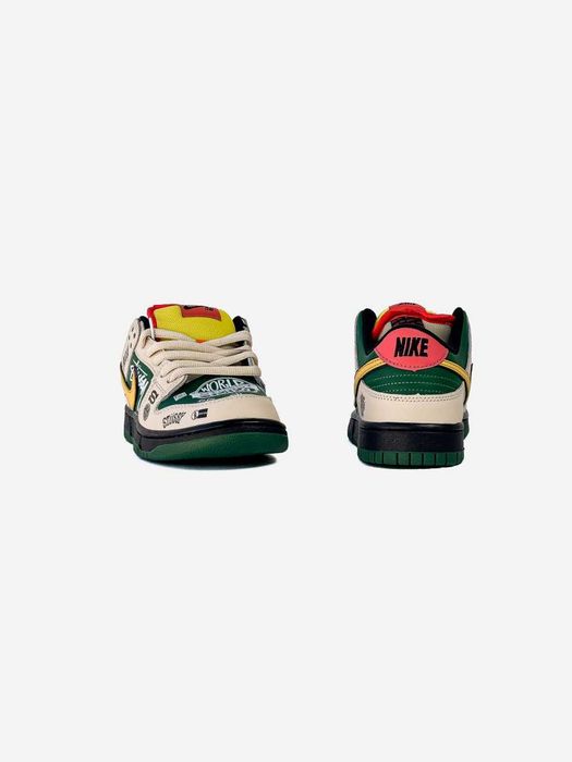 Чоловічі кросівки Nike SB Dunk Low x Stussy BMW кольорові NK704 ТОП