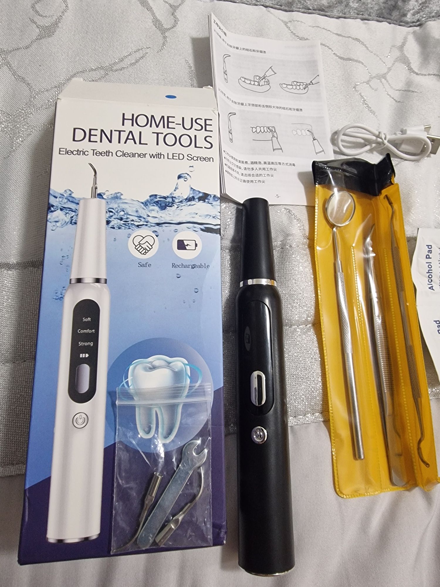 Limpador dental elétrico