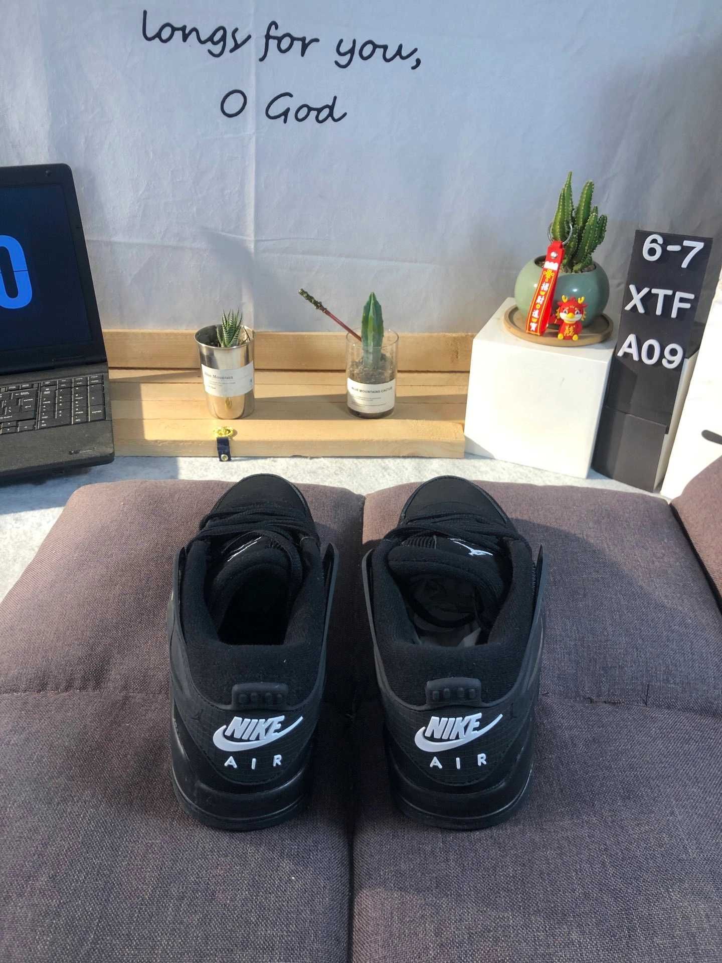 NikeAir Jordan 4 Retro BlackCat nowy z metką UnisexTrampki R39