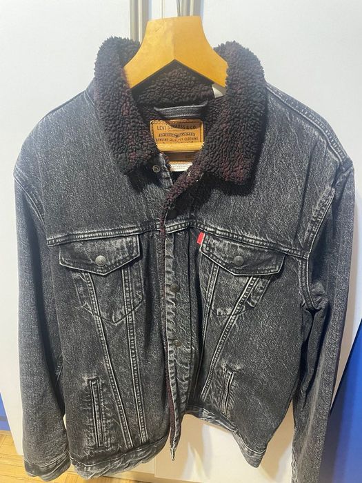 Levis Sherpa Trucker Jacket джинсова куртка