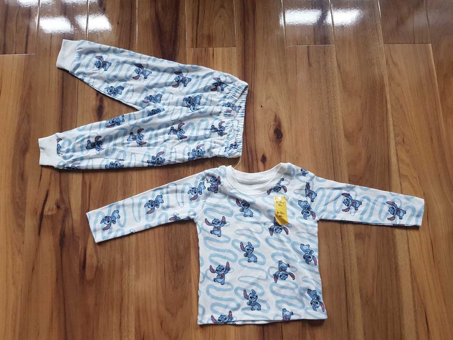 Piżama Disney Baby Stitch  9-12 miesięcy 80cm bawełna