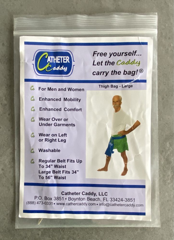Сумка с креплением для ношения мочеприемника Catheter Caddy